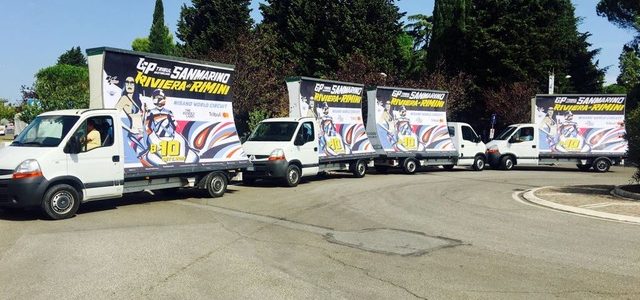 Camion Vela al MotoGp di  San Marino-Riviera di Rimini